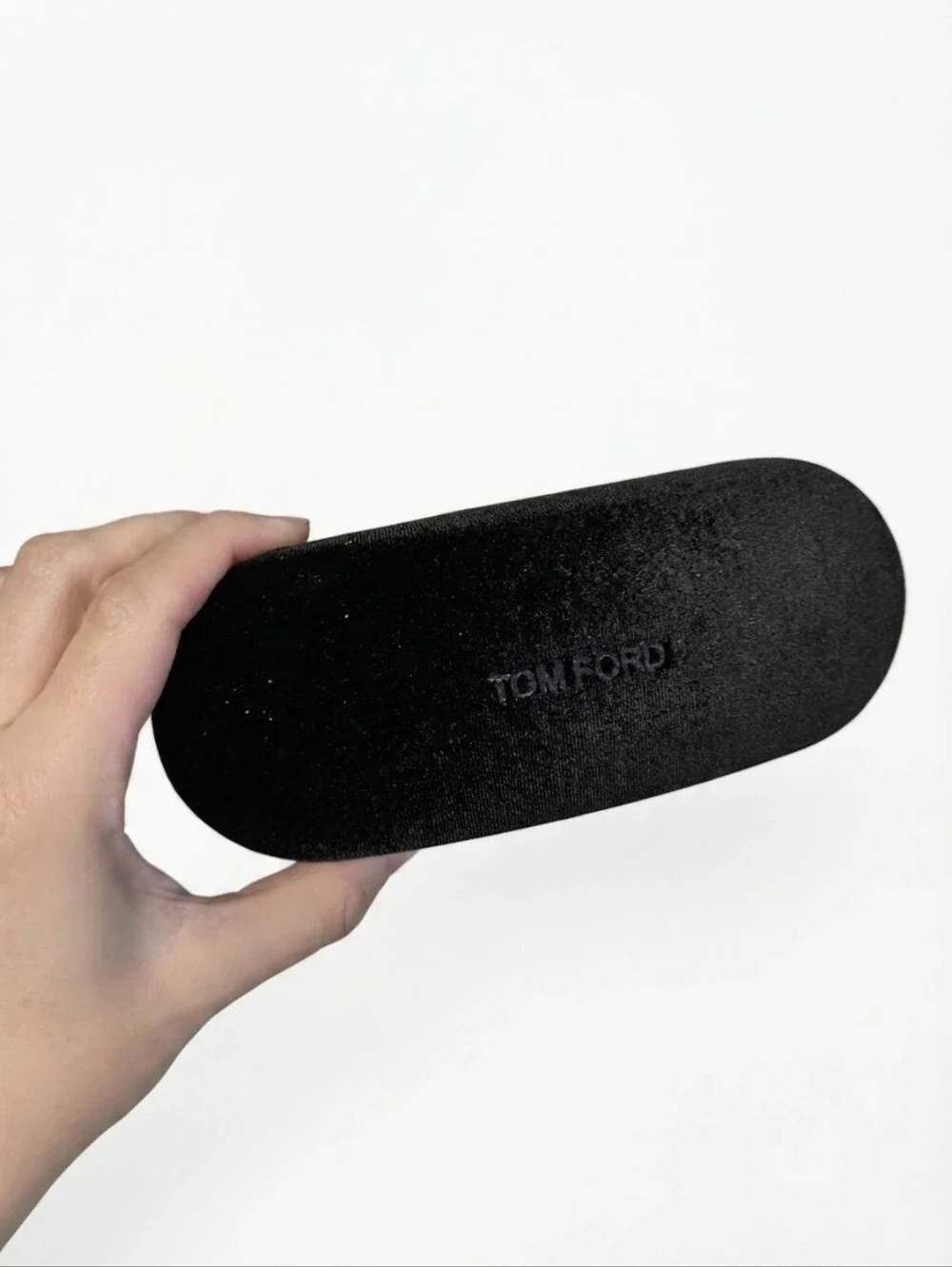 Authentic Tom Ford Black Velvet Eyeglasses / Sunglasses Hard Case